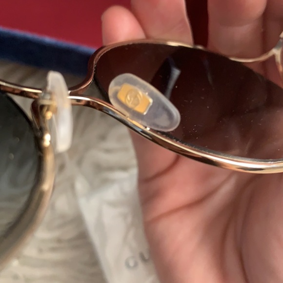 Gucci gg0253s round sunglasses gold frame NWT - Picture 7 of 11
